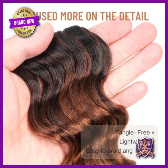 9 Inch Synthetic Ocean Wave Crochet Hair Extensions - 8 Pack Heat Resistant main image 4